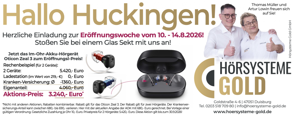 Hier unser Eröffnungsangebot