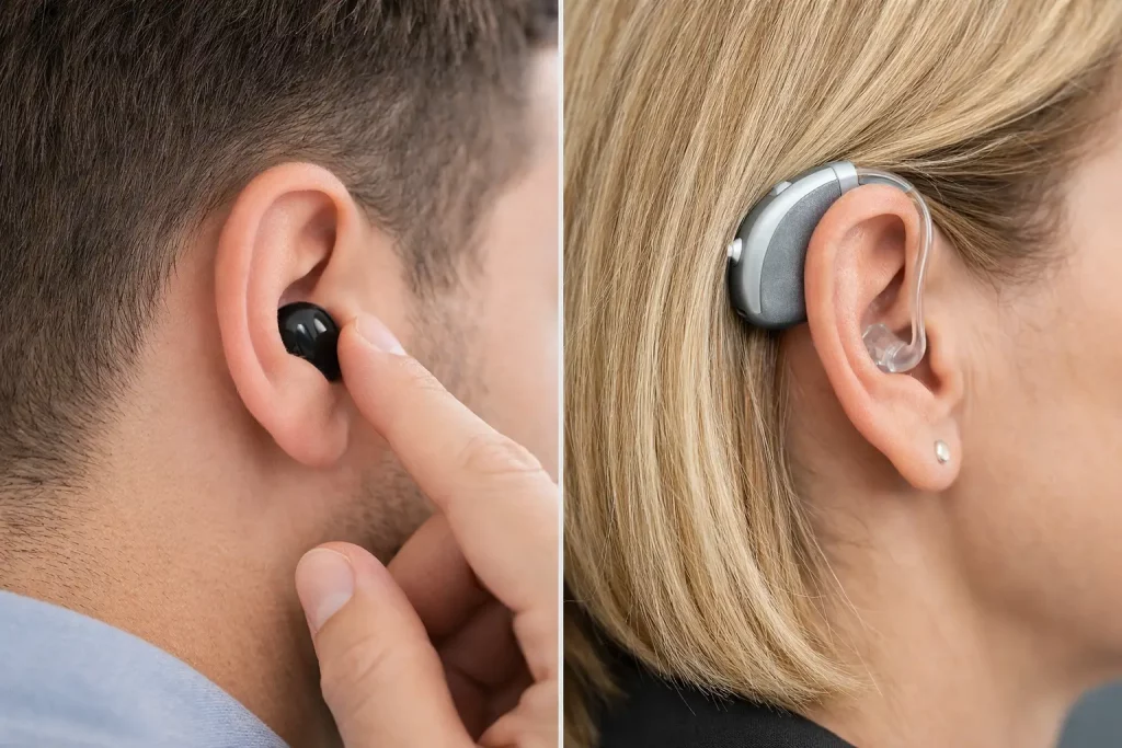 In Ear oder hinter dem Ohr: Was passt besser?